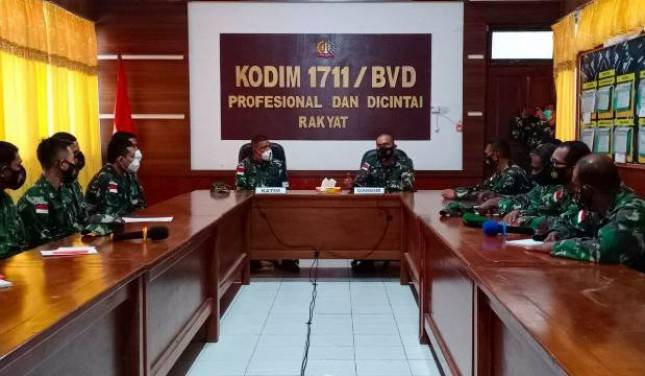 Tim Dalprog Korem 174 Merauke Kunjungan Kerja Ke Kodim 1711/Boven Digoel