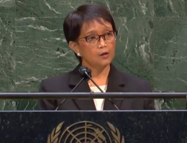 Luar Biasa! Di Markas PBB, Menlu Retno Ajak Negara di Dunia Bersatu Memperjuangkan Kemerdekaan Palestina 