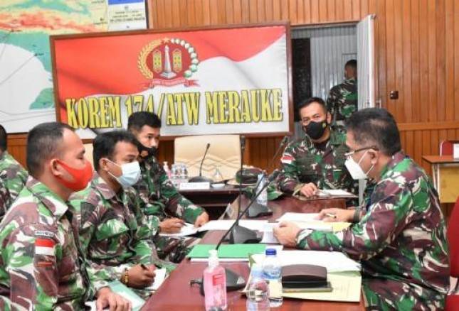Kehadiran Tim Wasrik Itjenad di Korem Merauke Dapat Memberikan Masukan Penting Guna Tertib Administrasi