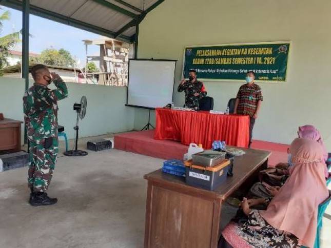 Kodim 1208 Sambas Kalbar  Gelar Kegiatan Keluarga Berencana (KB) Kesehatan