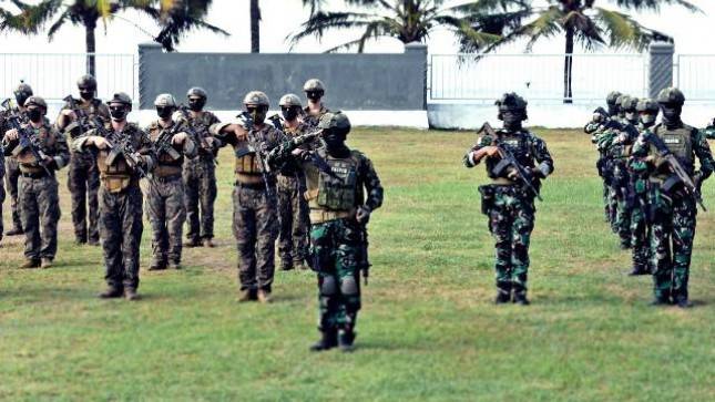  Latihan Bersama Marinir RI dan Marinir USA Resmi Berakhir