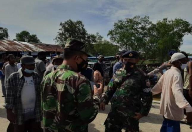  Babinpotmar Dumai Laksanakan Pemberlakuan Pembatasan Kegiatan Masyarakat Mikro