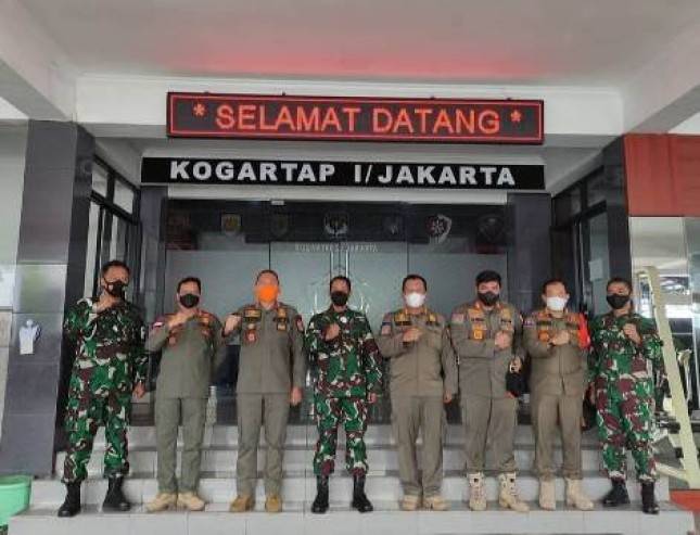 Kogartap I Jakarta dan Satpol PP Pemprov DKI Jakarta Tingkatkan Kebersamaan