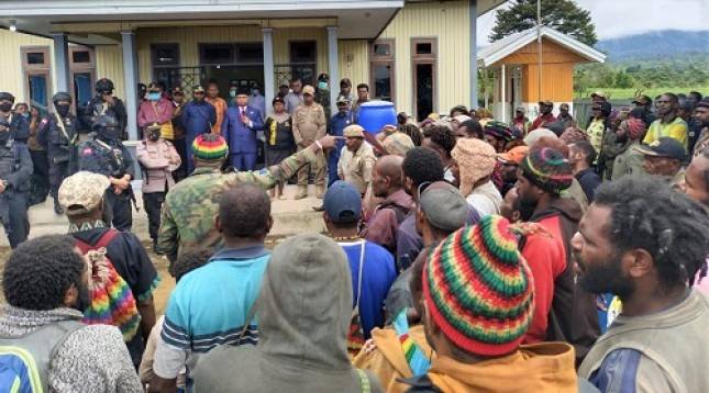 Kabar dari Papua! Warga Kabupaten Paniai Unjuk Rasa Meminta Gabung dengan Kabupaten Dogiyai