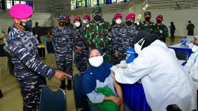 TNI AL Siap Comitmen Dukung Upaya Pemerintah Perangi Covid 19