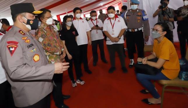 Mayora Group Ikut Sukseskan Program 'Nyok Kite Vaksin' Di Polda Metro Jaya  