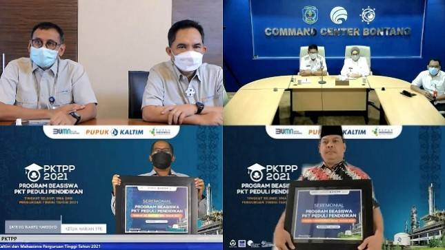 Pupuk Kaltim Salurkan Beasiswa Senilai Rp22Miliar