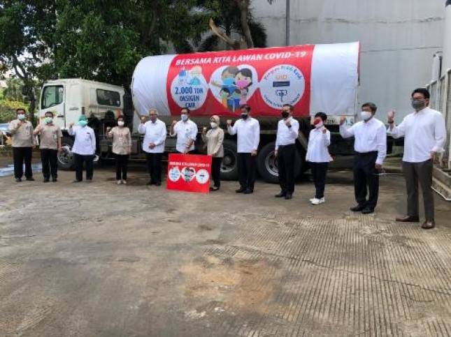 2000 Ton Oksigen Cair dari UID-GTG untuk Sejumlah Rumah Sakit