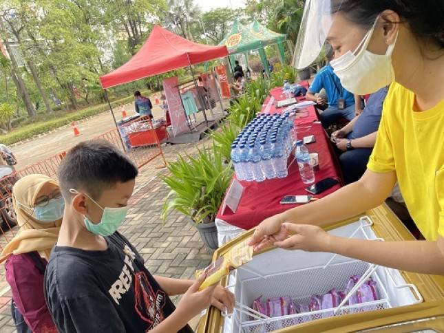 Wow! Ada Es Krim Joyday di Kegiatan Vaksinasi Anak