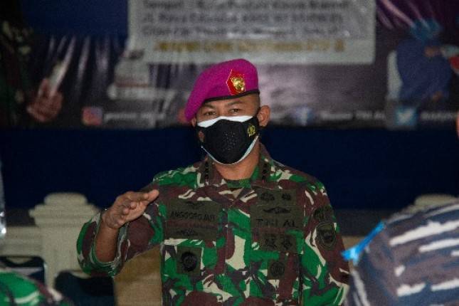 Korps Marinir Komit Wadahi Kebutuhan Vaksinasi ke 2 untuk Masyarakat