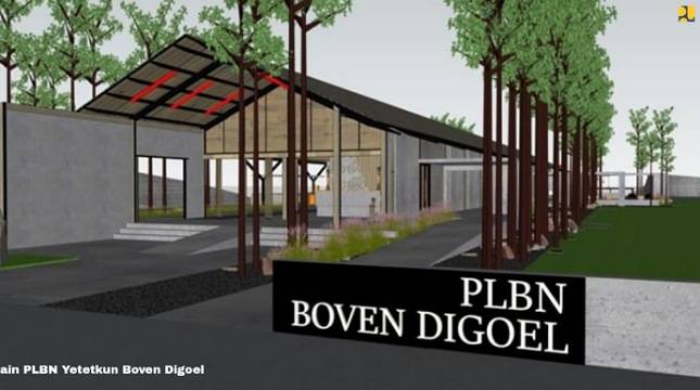 Jadi Ikon Baru Batas Negara di Boven Digoel Papua, PLBN Yetetkun Ditargetkan Rampung April 2022