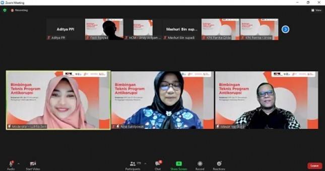  Ikut  Kelas Bimbingan Teknis Anti-Korupsi, CEO BUMN PPI: Mulai Dari Lingkungan Terkecil,  Mari Kita Menjadi Agent Melawan Korupsi