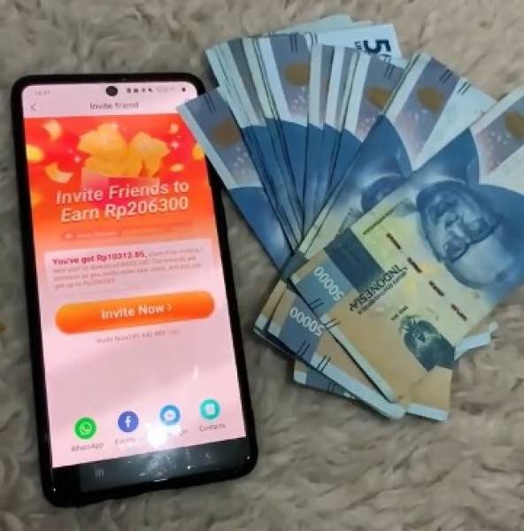 Mau Uang Rp 200 Ribu? Aplikasi ini Bakal Bagi Duit Jika Jadi Pengguna dan Ajak Kerabat 