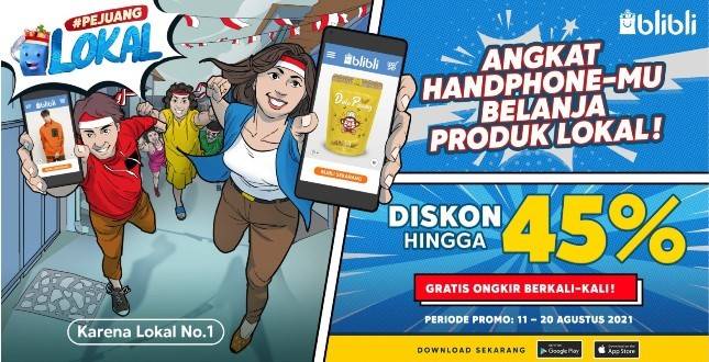 Blibli Ajak Masyarakat jadi #PejuangLokal di Momen HUT RI ke-76 