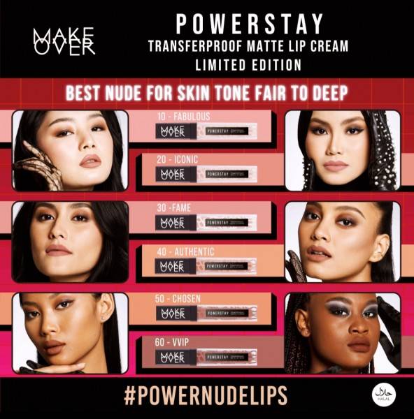 Anniversary ke-11, Make Over Luncurkan Powerstay Transferproof Matte Lip Cream Limited Edition