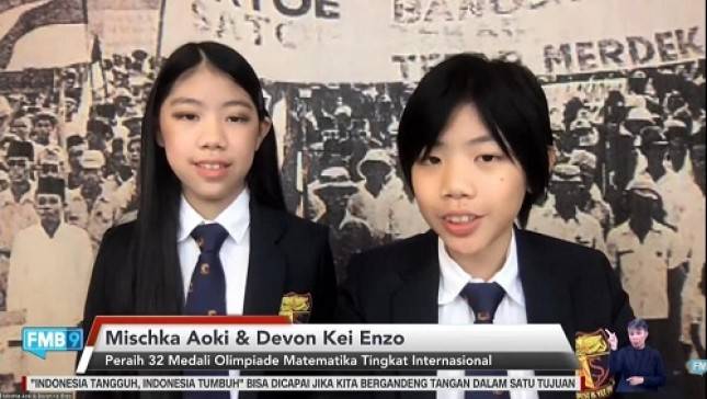 Dua Bocah SMP Ini Bikin Indonesia Bangga! Keduanya Sukses Raih Penghargaan Terbaik, Diamond Medal dan Medali Silver di Ajang Olimpiade 2021