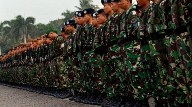 TNI Turunkan 40 SSK Amankan Doa Bersama