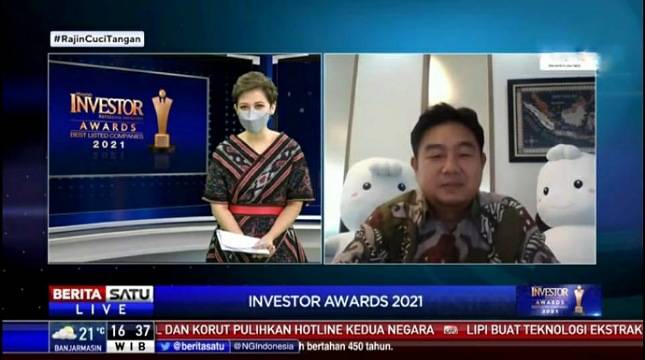 Uni-Charm Indonesia Raih Penghargaan Emiten Terbaik Sektor Tekstil dan Garmen di Ajang Investor Awards 2021