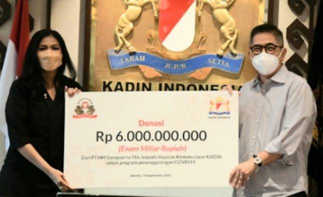 Bantu Penanganan Covid-19, HM Sampoerna Salurkan Donasi Rp6 Miliar Melalui Kadin