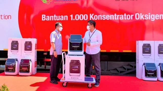 Kemenperin Terima 1.000 Konsentrator Oksigen dari Djarum Foundation