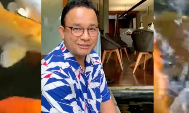 Usai Kecebur Got, Gubernur Anies Pamer Main di Pinggir Kolam, Warganet: Cerdaaaasss... 2024 RI 1