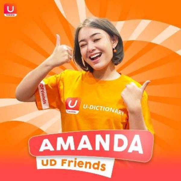 U-Dictionary Friends Amanda Manopo Ajak Masyarakat Terus Kembangkan Diri, Belajar Bahasa Asing