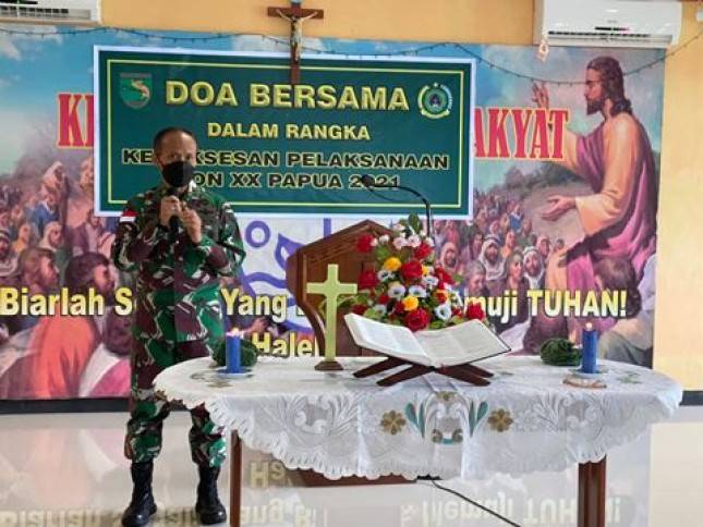 Kodam XVII/Cenderawasih Gelar Doa Bersama Sambut PON XX Papua  