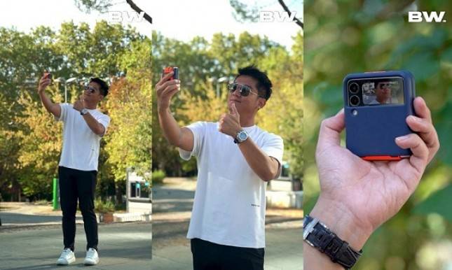 Samsung Galaxy Z Flip3 5G Dukung Konten Fashion Swap Boy William