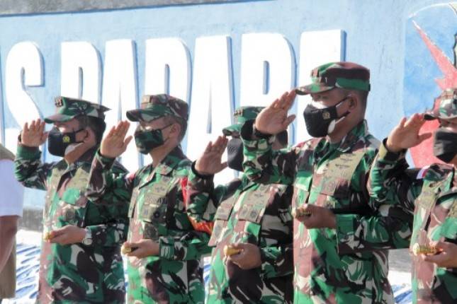 Panglima TNI Didampingi Pangdam XVII/Cenderawasih Tinjau Pengamanan PON XX
