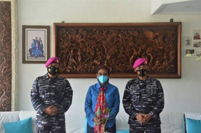 Danlanmar Kolonel Marinir Arief Anggorojati Kunjungi Pangandaran Jawa Barat
