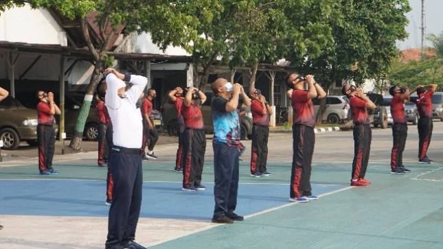 Kadismat Kormar Jakarta Tingkatkan Imun Tubuh Bersama Staf