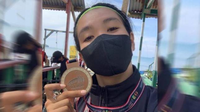 Serda Angela Peroleh Medali Cabor Aquathlon PON XX Papua