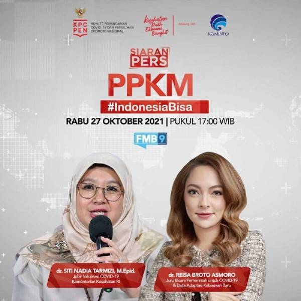 dr. Reisa Broto Asmoro:  Pandemi Belum Usai, Jangan Ciptakan Titik Lengah 