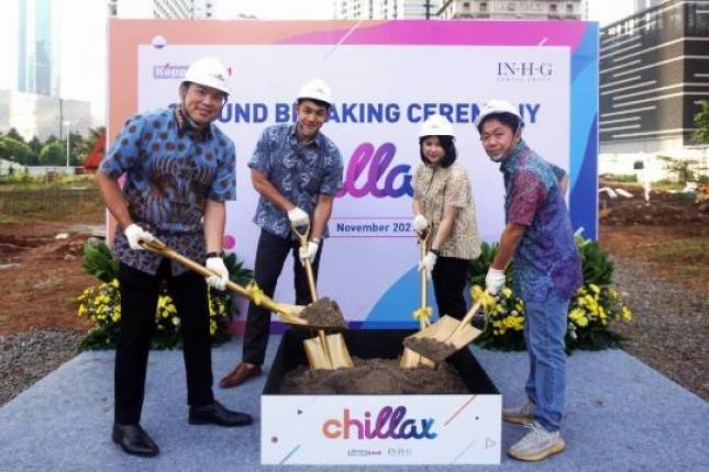 Sektor Properti Bergerak, Keppel Land dan Inhype Group Lakukan Peletakan Batu Pertama Chillax Sudirman Jakarta