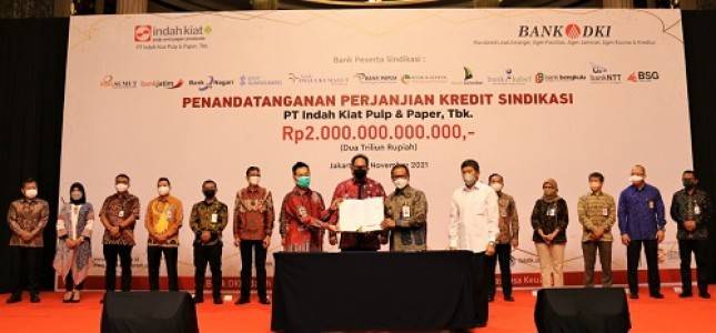 Bank DKI Pimpin Kredit Sindikasi BPD SI,  Salurkan Kredit Investasi PT Indah Kiat Pulp & Paper Senilai Rp2 Triliun