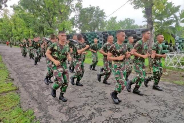 Prajurit Yonif 3 Marinir Sidoarjo Tingkatkan Imunitas Fisik
