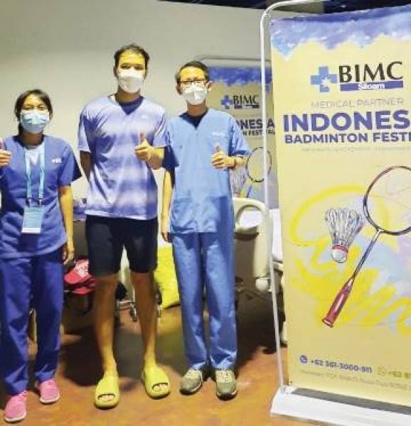 BIMC Siloam Nusa Dua Dukung Kejuaraan Bulu Tangkis Internasional Indonesia Badminton Festival 2021