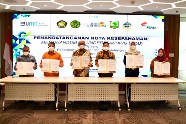 Persiapan Holding Pangan, RNI Perluas Sinergi dengan 5 Perguruan Tinggi Nasional