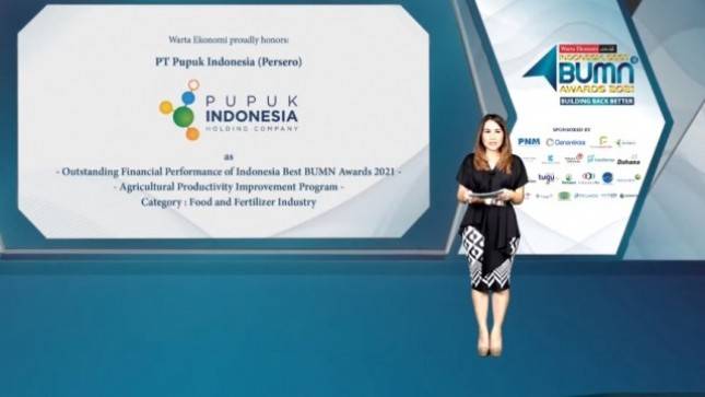 Pupuk Indonesia Persero  Peroleh Penghargaan Agricultural Productivity Improvement Program 