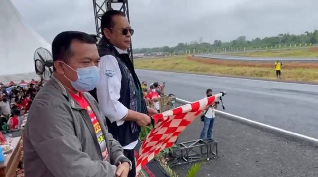 Ketum IMI Buka Kejurnas MotoPrix Putaran Keempat Region Sumatera Race ke-2