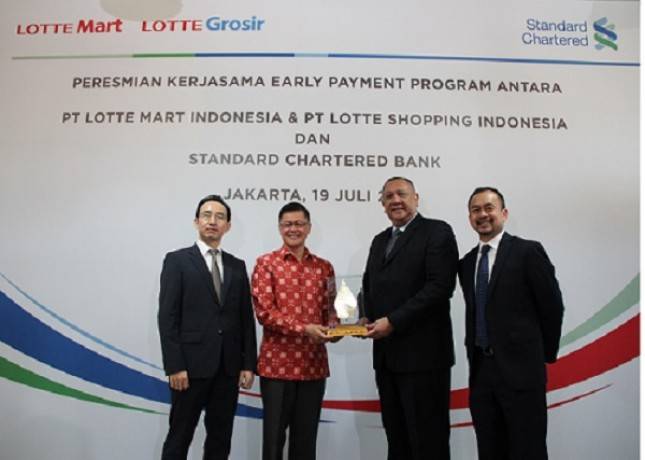 Gandeng Standard Chartered, Lotte Mart dan Lotte Shopping Indonesia Perkuat Rantai Pasok