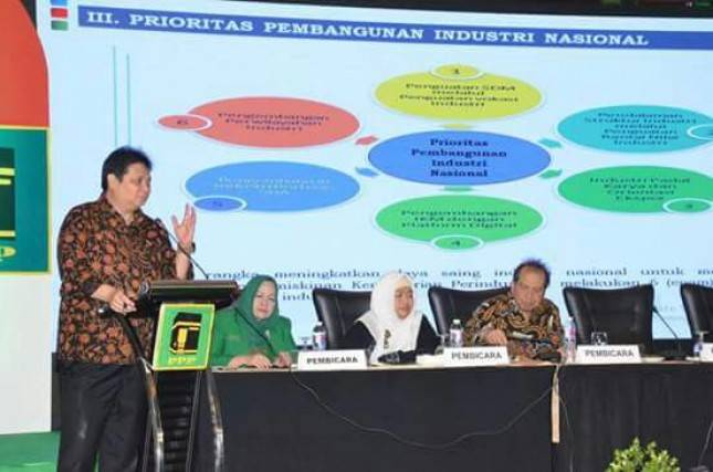 Menperin Paparkan Industri Prioritas Dalam Mukernas PPP