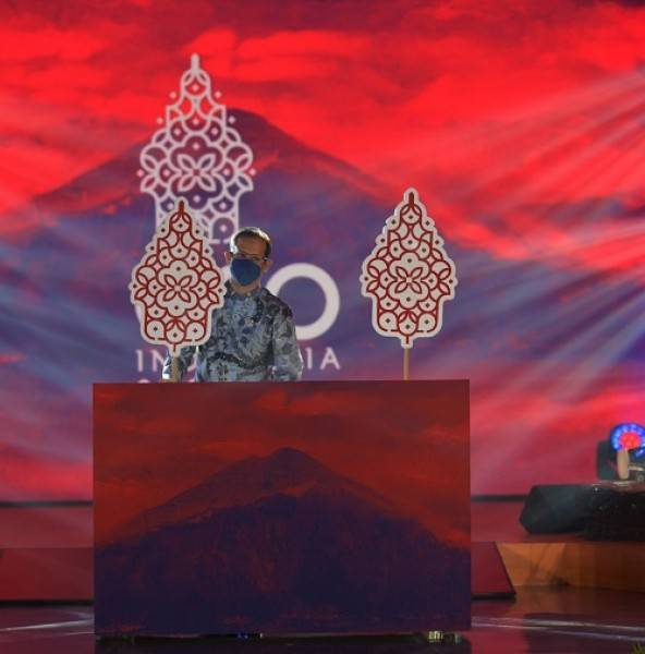 Banyak yang Penasaran, Akhirnya Terungkap Filosofi Gunungan dalam Logo Presidensi G20 Indonesia 