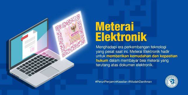 Ini Daftar Distributor yang Jual Meterai Elektronik