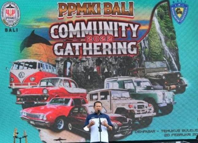 Ketum IMI Ajak Bangkitkan Semangat Nasionalisme, Community Gatering Perhimpunan Penggemar Mobil Kuno Indonesia Bali