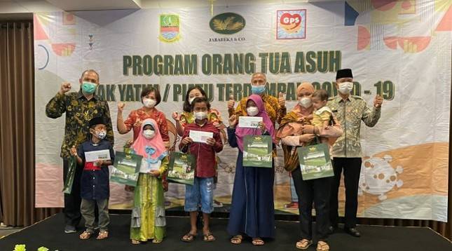 Gandeng Gerakan Peduli Sesama & Dinsos Kabupaten Bekasi, Jababeka Berikan Santunan untuk Anak Yatim Piatu Korban Covid-19