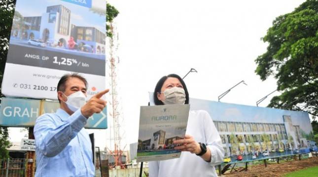 Berkonsep SOHO, Intiland Hadirkan Area Komersial Aurora di Graha Natura Surabaya