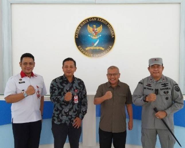Kepala Kantor Kamla Zona Maritim Barat Temui Kepala BSSN Batam