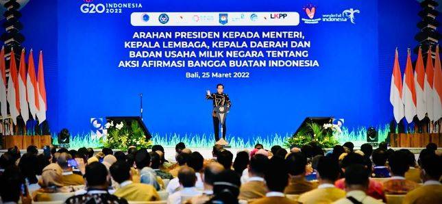Presiden Jokowi: Gunakan Produk Dalam Negeri untuk Pacu Pertumbuhan Ekonomi Nasional