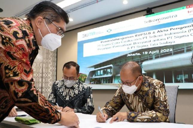 Telkom Lakukan Penyertaan Modal ke TelkomSigma
